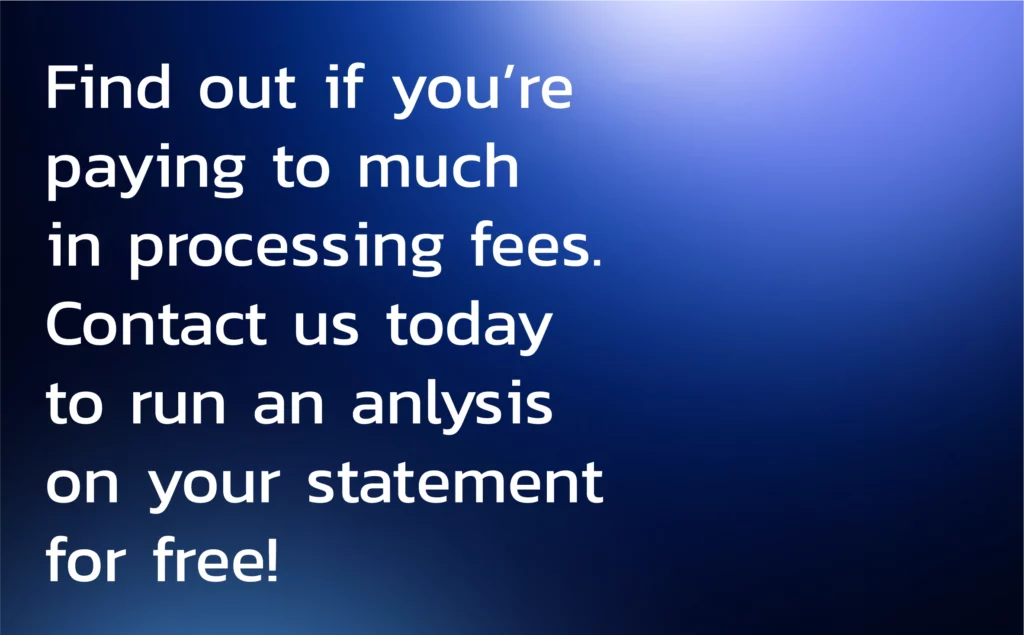 Contact Us for Affordable Processing Fees - Blue Gradient Background
