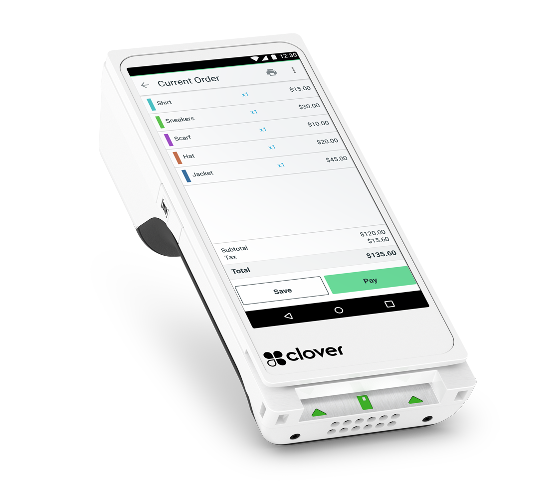 Clover Flex Handheld Device for Medical Practice Payments